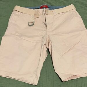 GUESS Men's light pink  with Belt